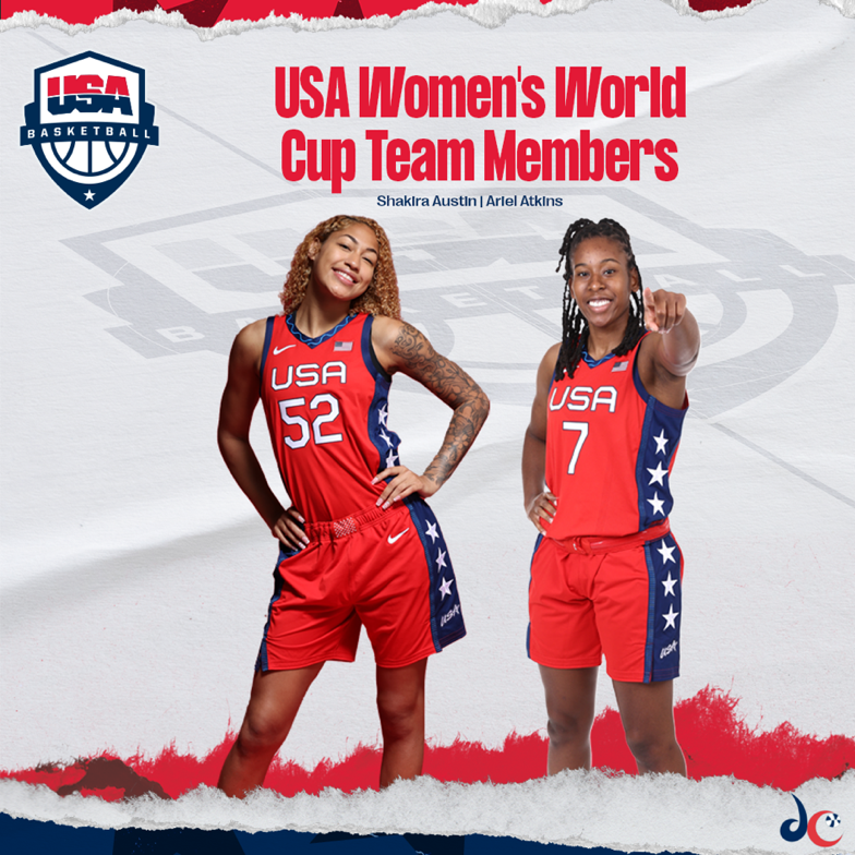 SHAKIRA AUSTIN AND ARIEL ATKINS NAMED TO THE 2022 USA WORLD CUP TEAM
